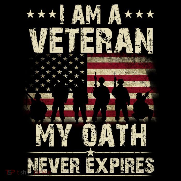I Am A Veteran My Oath Never Expires Sustainable Bucket Hat