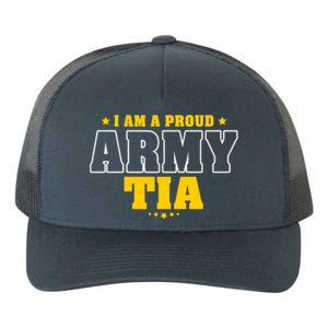 I Am A Proud Army Tia Patriotic Pride Military Aunt Funny Gift Yupoong Adult 5-Panel Trucker Hat