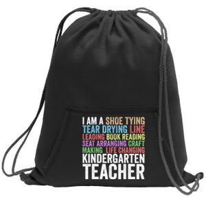 I Am A Kindergarten Teacher Cool Gift Creative Gift Sweatshirt Cinch Pack Bag