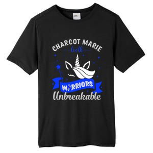 I Am A Psoriasis Warrior Unbreakable Cmt Awareness Unicorn Gift Tall Fusion ChromaSoft Performance T-Shirt