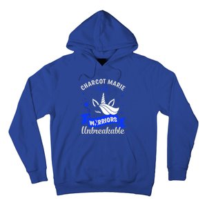 I Am A Psoriasis Warrior Unbreakable Cmt Awareness Unicorn Gift Hoodie