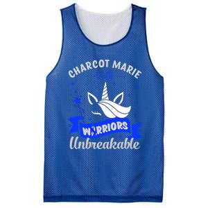 I Am A Psoriasis Warrior Unbreakable Cmt Awareness Unicorn Gift Mesh Reversible Basketball Jersey Tank