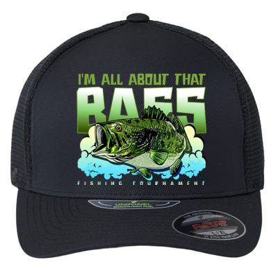 I Am All About That Bass Fishing Flexfit Unipanel Trucker Cap