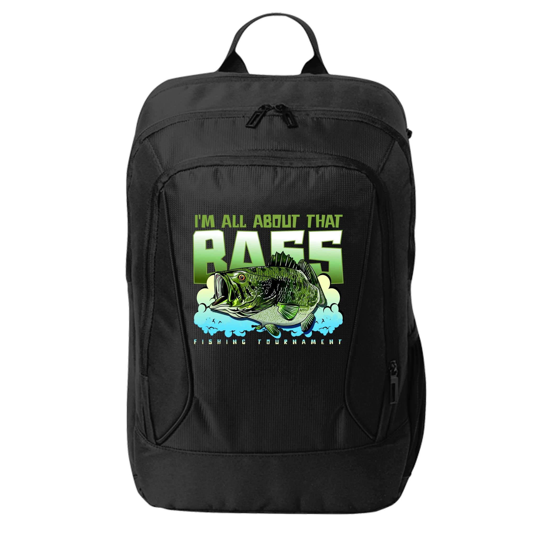 I Am All About That Bass Fishing City Backpack