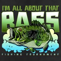 I Am All About That Bass Fishing Adult Drive Performance Visor