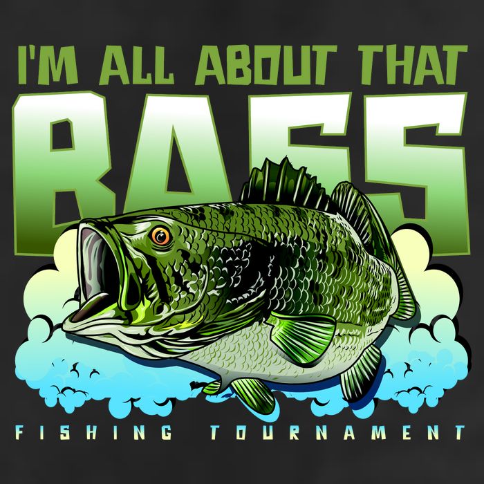 I Am All About That Bass Fishing Adult Drive Performance Visor