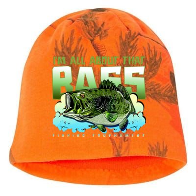 I Am All About That Bass Fishing Kati - Camo Knit Beanie