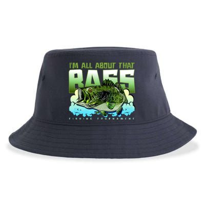 I Am All About That Bass Fishing Sustainable Bucket Hat