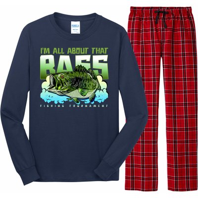 I Am All About That Bass Fishing Long Sleeve Pajama Set