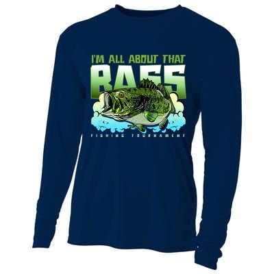 I Am All About That Bass Fishing Cooling Performance Long Sleeve Crew