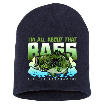 I Am All About That Bass Fishing Short Acrylic Beanie