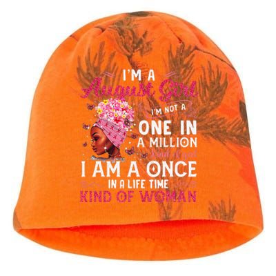 I'm A August Afro Black Wo Queen Leo Virgo Birthday Kati - Camo Knit Beanie