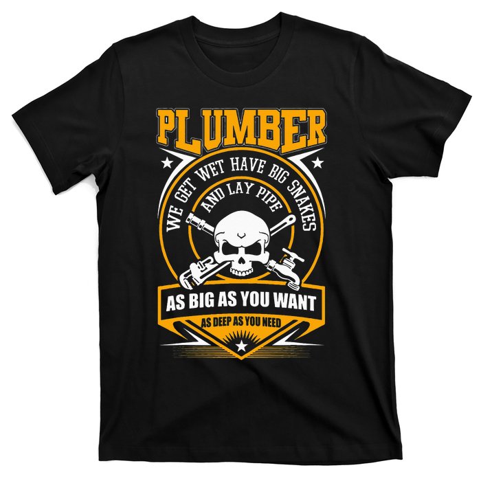 I Am A Plumber I Can Lay Pipe T-Shirt