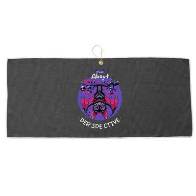 ItS All About Perspective Halloween Large Microfiber Waffle Golf Towel