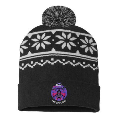 ItS All About Perspective Halloween USA-Made Snowflake Beanie