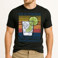 I Am A Strong Gingiftdependent Gift Ing Pun Gin Gift Cooling Performance Crew T-Shirt