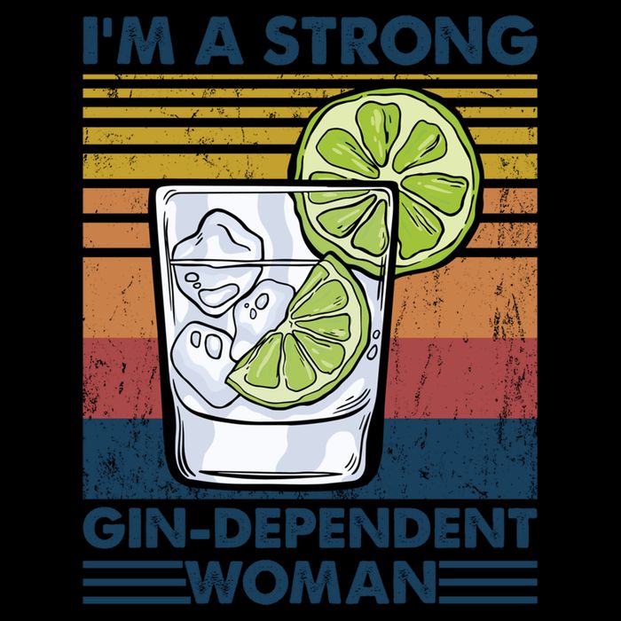 I Am A Strong Gingiftdependent Gift Ing Pun Gin Gift Cooling Performance Crew T-Shirt
