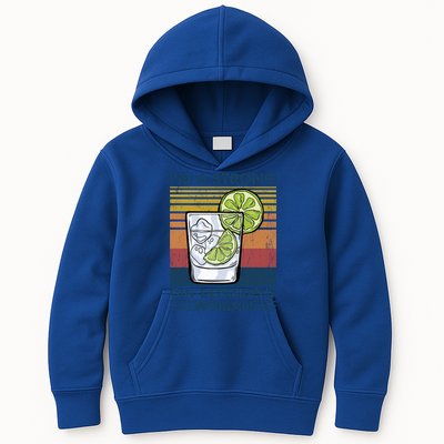 I Am A Strong Gingiftdependent Gift Ing Pun Gin Gift Kids Hoodie