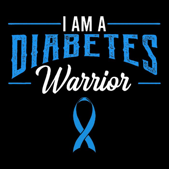 I Am A Diabetes Warrior Awareness Ribbon Diabetic Dm Gift 16 in Basic Backpack