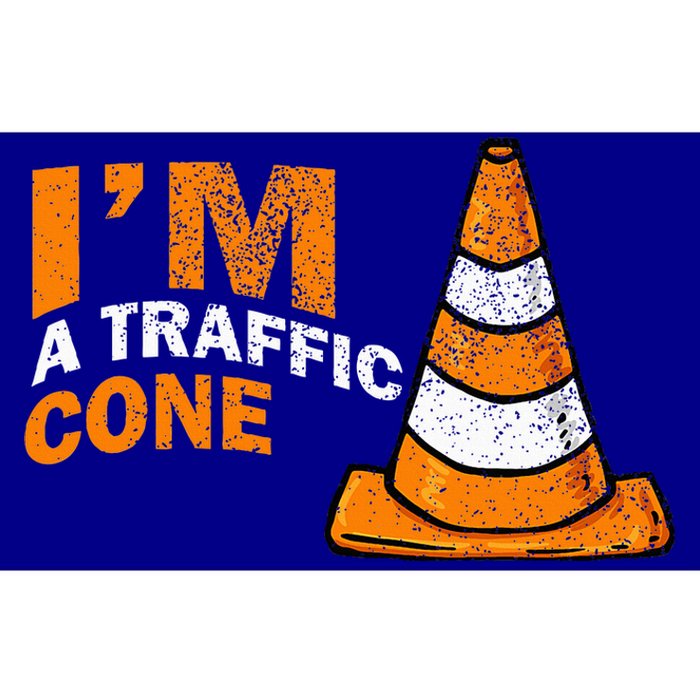 I Am A Traffic Cone Halloween Costume IM Lazy Easy Bumper Sticker