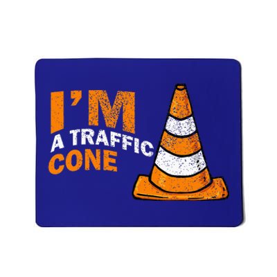 I Am A Traffic Cone Halloween Costume IM Lazy Easy Mousepad