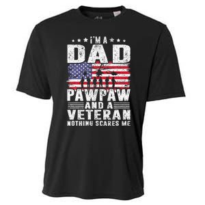 I Am A Dad A Pawpaw And A Veteran Fathers Day Cooling Performance Crew T-Shirt