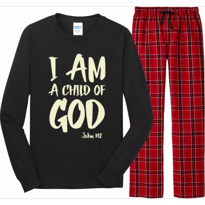 I Am A Child Of God John 112 Have Faith In Jesus Christ Long Sleeve Pajama Set