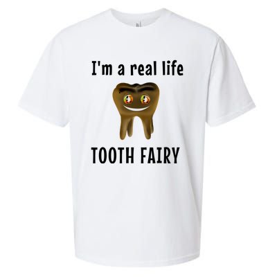 I Am A Real Life Tooth Fairy (D0100980A) Funny Gift Sueded Cloud Jersey T-Shirt