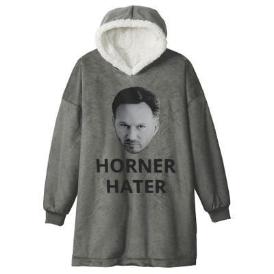 I Am A Hardcore Christian Front Horner Hater Back Hooded Wearable Blanket