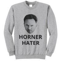 I Am A Hardcore Christian Front Horner Hater Back Tall Sweatshirt
