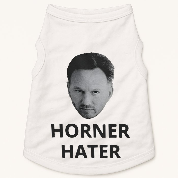 I Am A Hardcore Christian Front Horner Hater Back Doggie Tank
