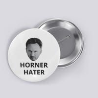 I Am A Hardcore Christian Front Horner Hater Back Button