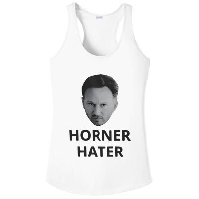 I Am A Hardcore Christian Front Horner Hater Back Ladies PosiCharge Competitor Racerback Tank