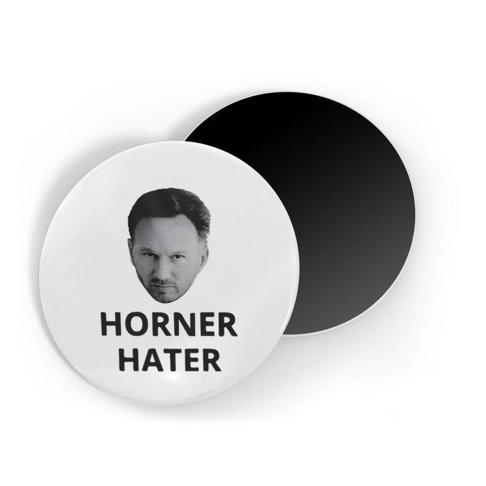 I Am A Hardcore Christian Front Horner Hater Back Magnet