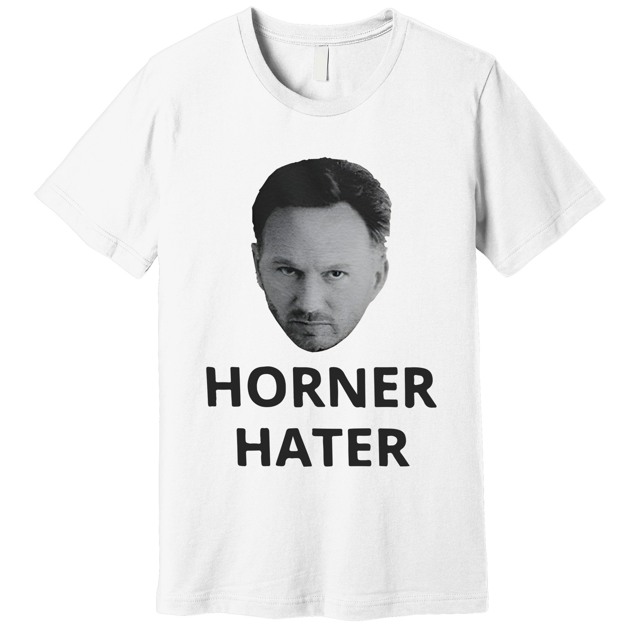 I Am A Hardcore Christian Front Horner Hater Back Premium T-Shirt