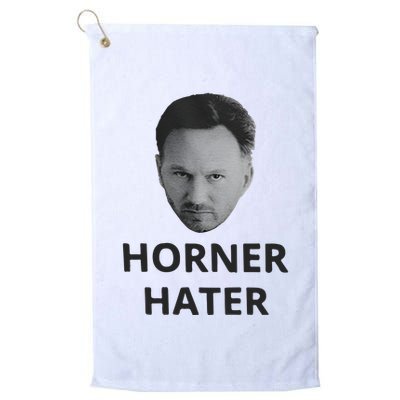 I Am A Hardcore Christian Front Horner Hater Back Golf Towel