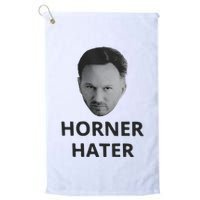 I Am A Hardcore Christian Front Horner Hater Back Golf Towel