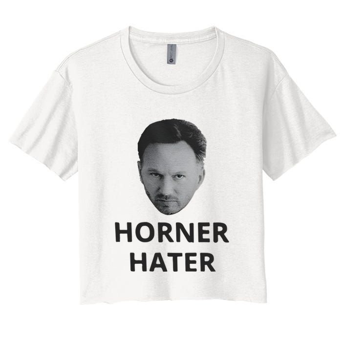 I Am A Hardcore Christian Front Horner Hater Back Crop Top