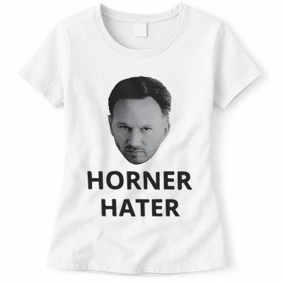 I Am A Hardcore Christian Front Horner Hater Back Womens T-Shirt