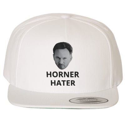 I Am A Hardcore Christian Front Horner Hater Back Wool Snapback Cap
