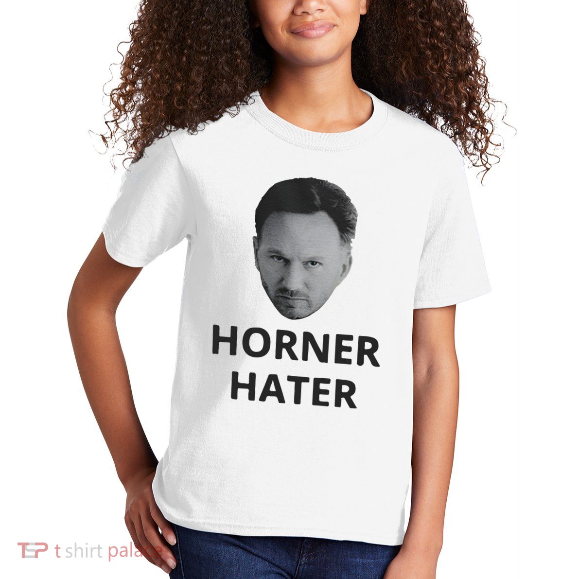 I Am A Hardcore Christian Front Horner Hater Back Kids T-Shirt