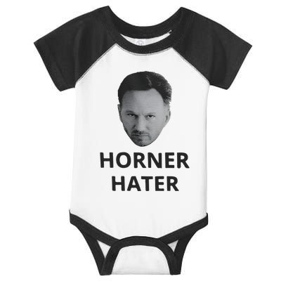 I Am A Hardcore Christian Front Horner Hater Back Infant Baby Jersey Bodysuit