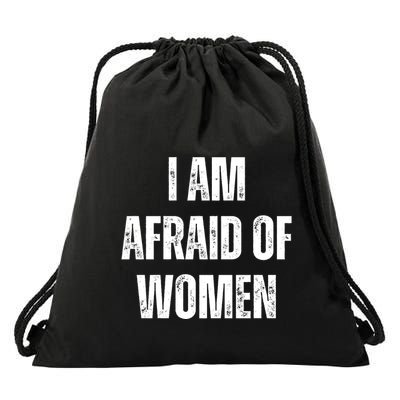 I Am Afraid Of Drawstring Bag
