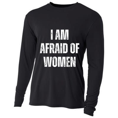 I Am Afraid Of Cooling Performance Long Sleeve Crew
