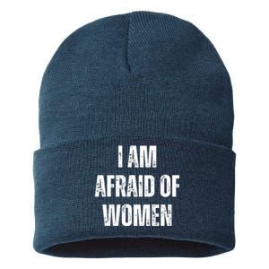 I Am Afraid Of Sustainable Knit Beanie