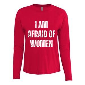 I Am Afraid Of Womens Cotton Relaxed Long Sleeve T-Shirt