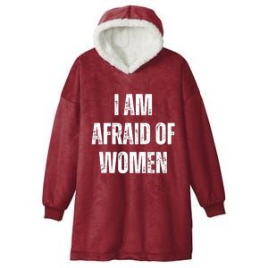 I Am Afraid Of Hooded Wearable Blanket