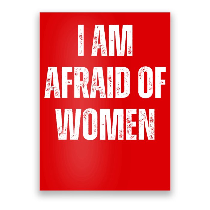 I Am Afraid Of Poster