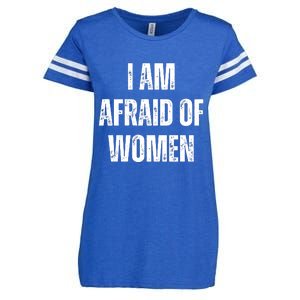 I Am Afraid Of Enza Ladies Jersey Football T-Shirt