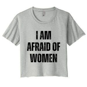 I Am Afraid Of Women's Crop Top Tee